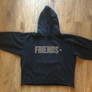 Vlone Swarovski Crystals Friends Hoodie